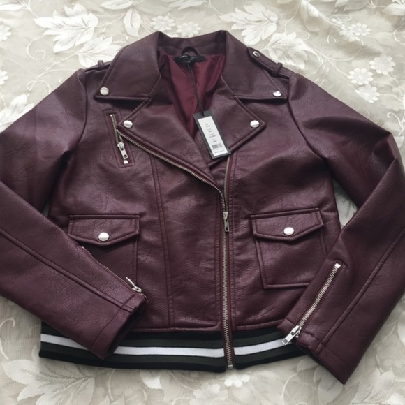 Romeo & Juliet Couture Jackets & Blazers - NWT ROMEO & JULIET COUTURE FAUX LEATHER JACKET